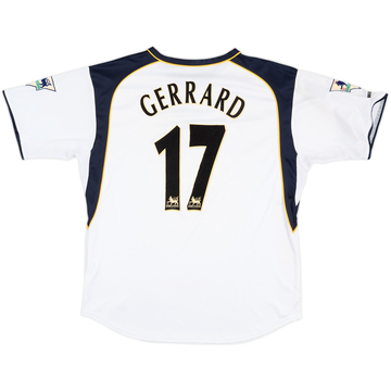 2001-03 Liverpool Camiseta de Visitante Gerrard #17 - 6/10 - (XL)