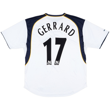 2001-03 Liverpool Away Shirt Gerrard #17 - 8/10 - (L)