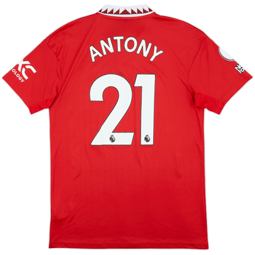 2022-23 Manchester United Home Shirt Antony #21 - 7/10 - (M)