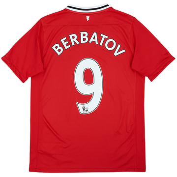 2011-12 Manchester United Home Shirt Berbatov #9 - 8/10 - (XL.Boys)