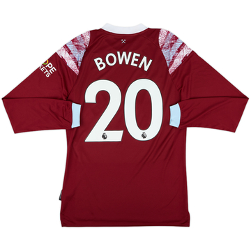 2022-23 West Ham Home L/S Shirt Bowen #20 - 10/10 - (S)