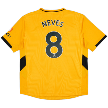 2021-22 Wolves Home Shirt Neves #8 - 9/10 - (XL)