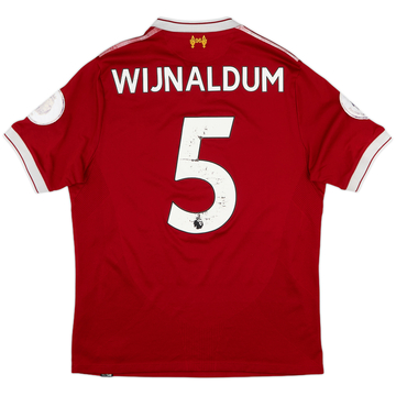 2017-18 Liverpool 125 Years Home Shirt Wijnaldum #5 - 4/10 - (S)