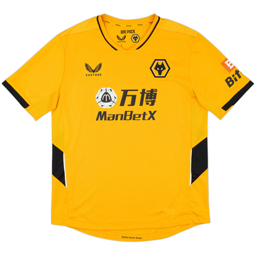 2021-22 Wolves Home Shirt - 9/10 - (L)