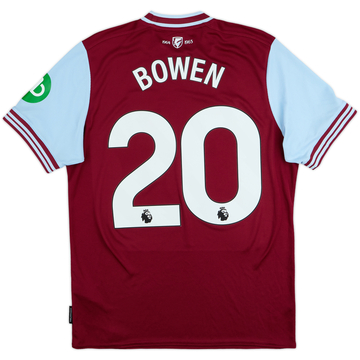 2024-25 West Ham Home Shirt Bowen #20 - 9/10 - (Women's L)