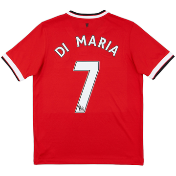 2014-15 Manchester United Home Shirt Di Maria #7 - 8/10 - (XL.Boys)