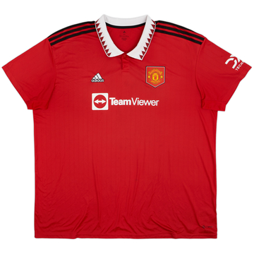 2022-23 Manchester United Home Shirt - 8/10 - (4XL)