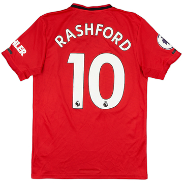 2019-20 Manchester United Home Shirt Rashford #10 - 7/10 - (S)
