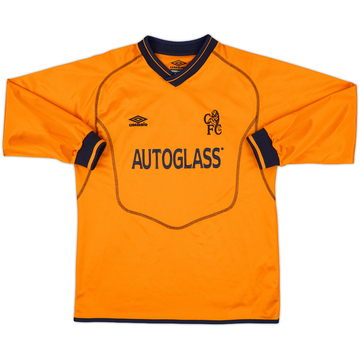 2000-01 Chelsea GK Shirt - 9/10 - (L.Boys)