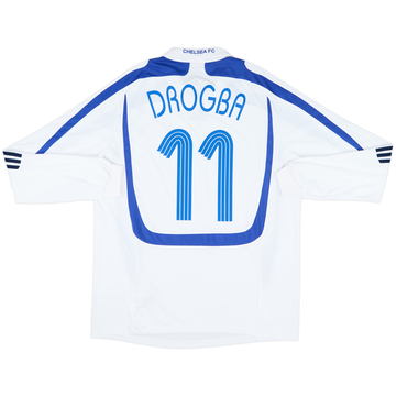 2007-08 Chelsea Third L/S Shirt Drogba #11 - 8/10 - (L)