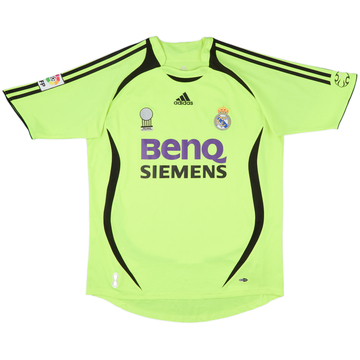 2006-07 Real Madrid GK S/S Shirt - 8/10 - (M)