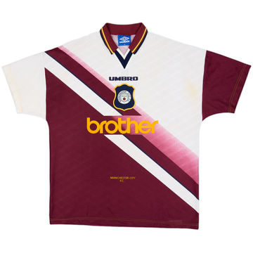 1996-97 Manchester City Away Shirt - 9/10 - (XL)