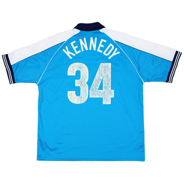 1999-01 Manchester City Home Shirt Kennedy #34 - 5/10 - (XL)