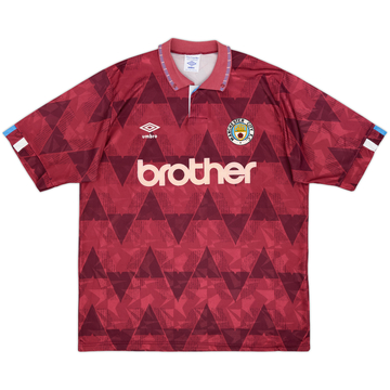 1990-92 Manchester City Away Shirt - 8/10 - (XL)