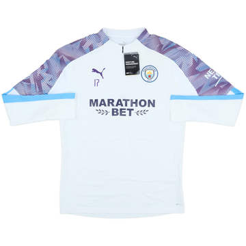 2017-18 Manchester City Puma Player Issue 1/4 Zip Drill Top #17 (De Bruyne) (L)