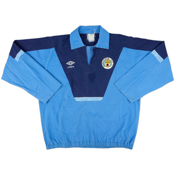 1989-91 Manchester City Umbro Drill Top - 7/10 - (XL)