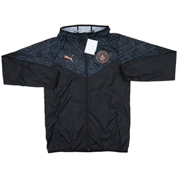 2020-21 Manchester City Puma Hooded Rain Jacket (M)