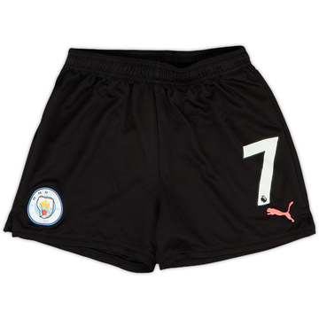 2019-20 Manchester City Player Issue Away Shorts #7 - 4/10 - (S.Boys)