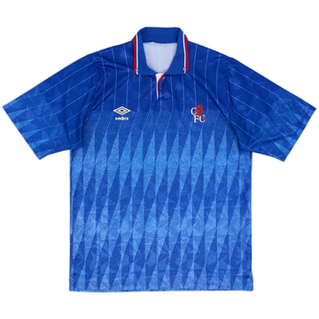 1989-91 Chelsea Home Shirt - 7/10 - (L)