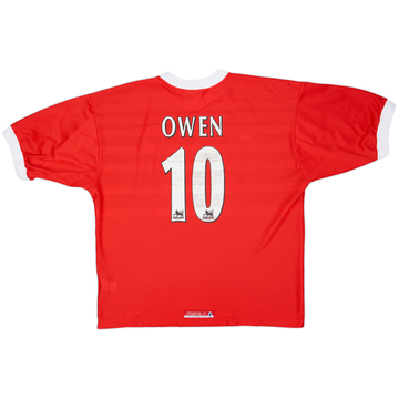 1998-00 Liverpool Home Shirt Owen #10 - 6/10 - (XL)