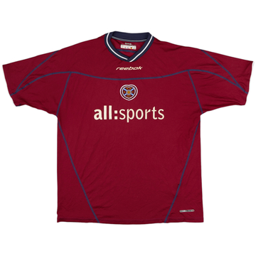 2002-04 Hearts Home Shirt - 8/10 - (L)