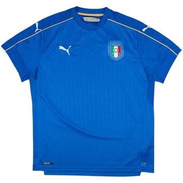 2016-17 Italy Home Shirt - 9/10 - (XL)