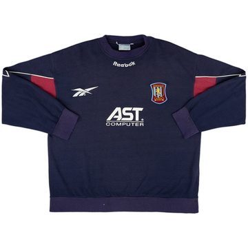 1997-98 Aston Villa Reebok Sweat Top - 7/10 - (XL)
