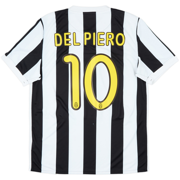 2009-10 Juventus Home Shirt Del Piero #10 - 6/10 - (M)