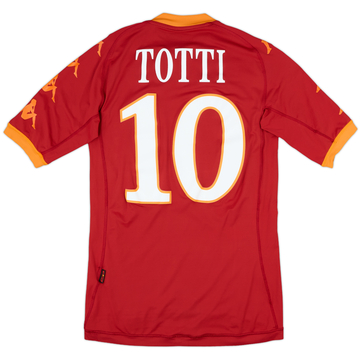 2010-11 Roma Home Shirt Totti #10 - 6/10 - (S)