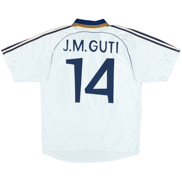 1998-00 Real Madrid Home Shirt J.M.Guti #14 - 4/10 - (L)