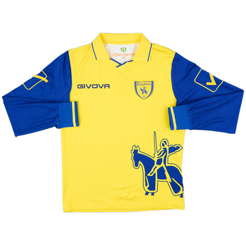 2010-11 Chievo Verona Home L/S Shirt - 6/10 - (S)