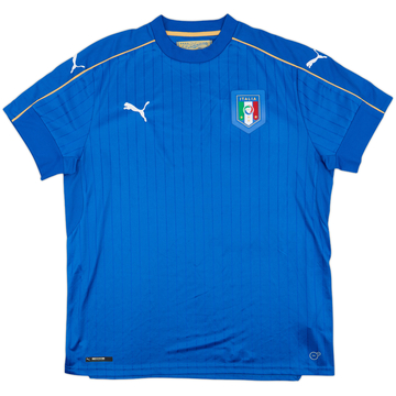 2016-17 Italy Home Shirt - 9/10 - (XL)