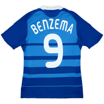 2008-09 France Home Shirt Benzema #9 - 8/10 - (S)