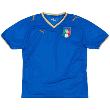 2007-08 Italy Home Shirt - 6/10 - (M.Boys)