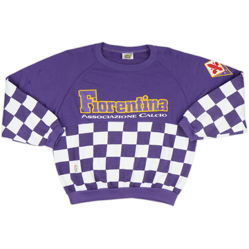 1990-91 Fiorentina Le Felpe Dei Grandi Club Sweat Top - 8/10 - (M)