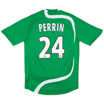 2007-08 Saint Etienne Home Shirt Perrin #24 - 8/10 - (M)