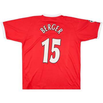 2001-03 Liverpool CL Shirt Berger #15 - 9/10 - (XL)