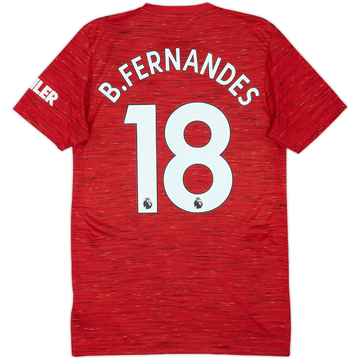 2020-21 Manchester United Home Shirt B.Fernandes #18 - 6/10 - (S)