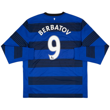 2011-13 Manchester United Away L/S Shirt Berbatov #9 - 8/10 - (XL)