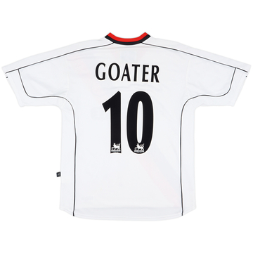 2002-03 Manchester City Away Shirt Goater #10 - 9/10 - (S)