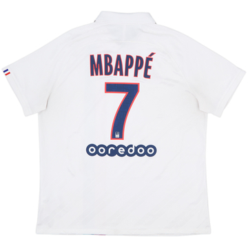 2019-20 Paris Saint-Germain Authentic Third Shirt Mbappe #7 - 5/10 - (XL)