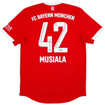 2022-23 Bayern Munich Authentic Home Shirt Musiala #42 (M)