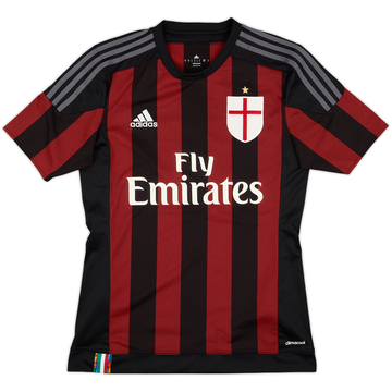 2015-16 AC Milan Home Shirt - 8/10 - (S)