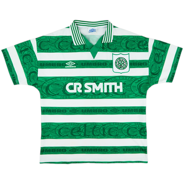 1995-97 Celtic Home Shirt - 8/10 - (L)
