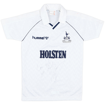 1987-89 Tottenham Signed Home Shirt - 8/10 - (XS)
