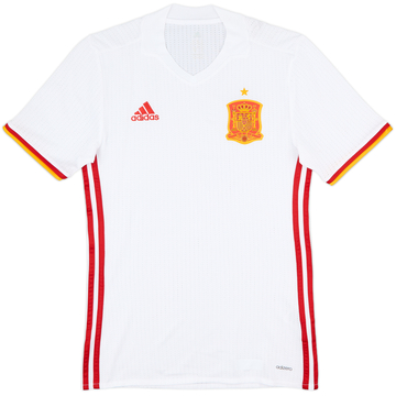 2016-17 Spain Authentic Away Shirt - 8/10 - (S)