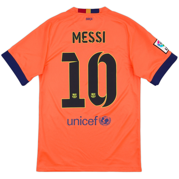 2014-15 Barcelona Away Shirt Messi #10 - 9/10 - (S)