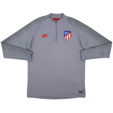 2019-20 Atletico Madrid Nike 1/4 Zip Drill Top - 9/10 - (L)
