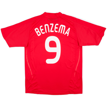 2007-08 France Away Shirt Benzema #9 - 7/10 - (XL.Boys)