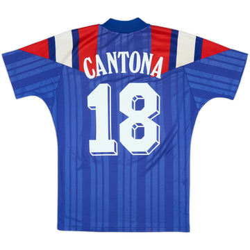 1992-94 France Home Shirt Cantona #18 - 7/10 - (S)